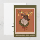 Unsere Weihnachtskarten Feiertagskarte (Vorne/Hinten)