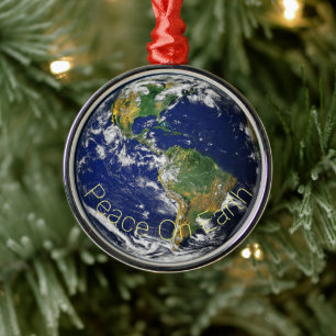 Unsere Welt - Weltfrieden Ornament Aus Metall