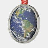 Unsere Welt - Weltfrieden Ornament Aus Metall (Links)