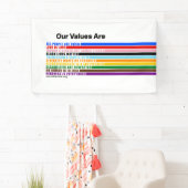Unsere Werte sind Banner (Insitu)