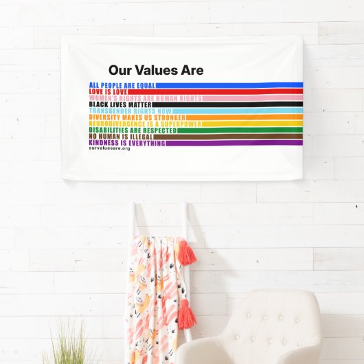 Unsere Werte sind Banner (Insitu)