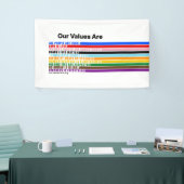 Unsere Werte sind Banner (Messeveranstaltung)