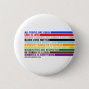 Unsere Werte sind Button-Button Button