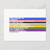 Unsere Werte sind Postkarte (Vorderseite)