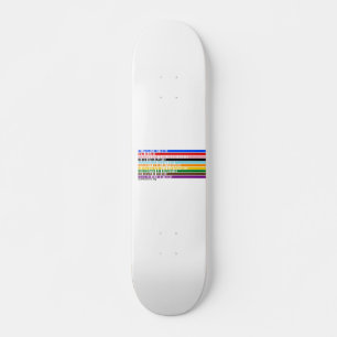 Unsere Werte sind Skateboard
