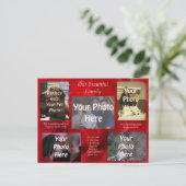 Unsere wunderschönen Fotos über Rote Rosen Postkarte (Stehend Vorderseite)