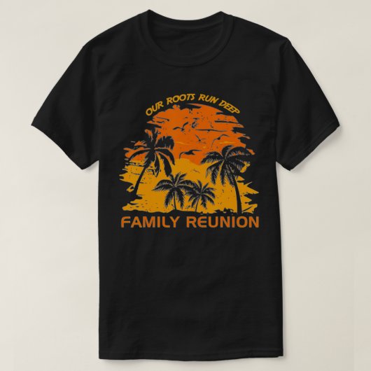 Unsere Wurzeln laufen tief Matching Family Wieders T-Shirt (Design vorne)