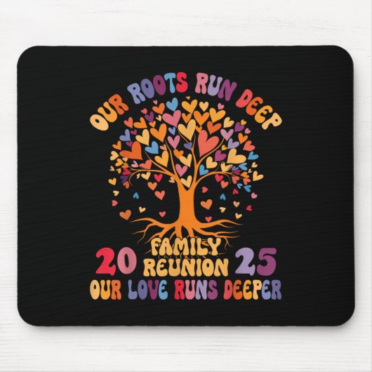Unsere Wurzeln verlaufen tief in unserer Liebe und Mousepad (Vorne)
