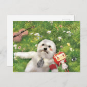 Unsere Zeiten Ankündigungspostkarte (Vorne/Hinten)