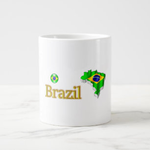 UNSERE ZUHAUSE - BRASILIEN Designkollektion Jumbo-Tasse