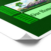 "Unsere Zuhause der Liebe"-Poster Poster (Ecke)