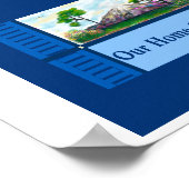 "Unsere Zuhause der Liebe"-Poster Poster (Ecke)