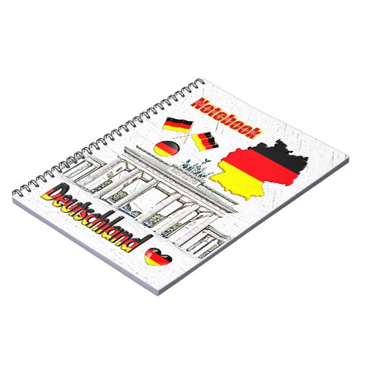 UNSERE ZUHAUSE - DEUTSCHE Designsammlung Notizblock (Linke Seite)