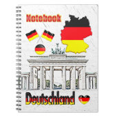 UNSERE ZUHAUSE - DEUTSCHE Designsammlung Notizblock (Vorderseite)