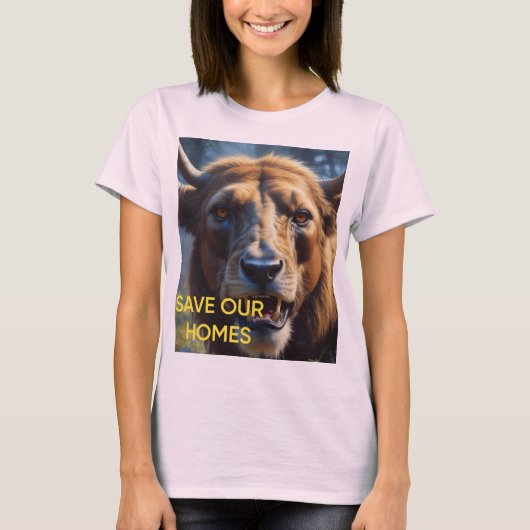 UNSERE ZUHAUSE GERETTET T-Shirt (Vorderseite)