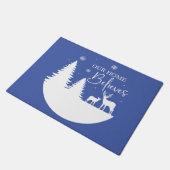 Unsere Zuhause glaubt Fußmatte (Schrägansicht)