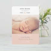 Unsere Zuhause ist um zwei Meter gewachsen Ankündigung (Stehend Vorderseite)