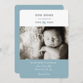 Unsere Zuhause ist um zwei Meter gewachsen Ankündigung (Vorne/Hinten)