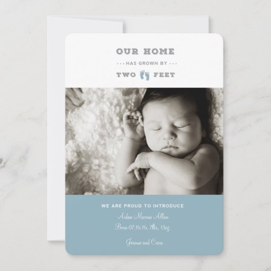 Unsere Zuhause ist um zwei Meter gewachsen Ankündigung (Vorderseite)