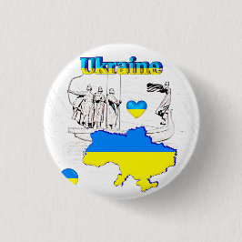 UNSERE ZUHAUSE - UKRAINE Designkollektion Button