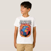 Unsere Zuhause, unsere Verantwortung - Klimabewuss T-Shirt (Vorne ganz)
