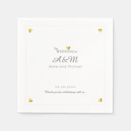 unseren Hochzeitsempfang Serviette