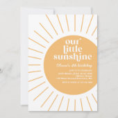 unseren kleinen Sonnenhungstag Einladung (Vorderseite)