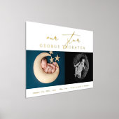 UNSEREN Stern | Neuer BaBy-ZWEI-FOTO-GOLD Foliendrucke (Ablage )