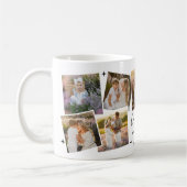 Unserer Familiengeschichte Foto-Collage-Geschenk Kaffeetasse (Links)
