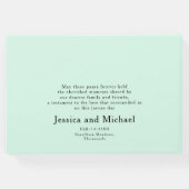 💍 Unserer Hochzeit Passiflora Serenity Gästebuch (Rückseite)