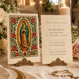 Unserer Lieben Frau von Guadalupe Volkskunst-Taufa Platzkarte