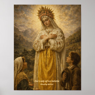Unserer Lieben Frau von La Salette Kunstprint Poster