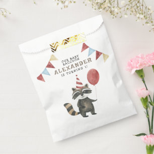 Unserer Waschbär 1. Geburtstag  Geschenktütchen