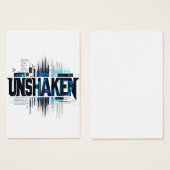 UNSHAKEN Cyberpunk-Profilkarte (Vorne & Hinten)