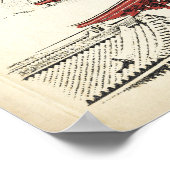 Unshaken - Traditional Japanese Streetwear Design Poster (Ecke)