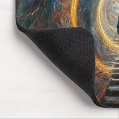 Unsicher in den Weltraum einwandern Heilig Unbekan Mousepad (Ecke)