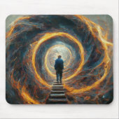 Unsicher in den Weltraum einwandern Heilig Unbekan Mousepad (Vorne)