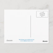 Unsichere Alice im Wunderland Postkarte (Rückseite)