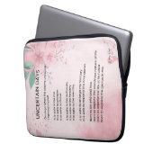 Unsichere Tage - Hoffnungsschimmer-Ermutigungsgedi Laptopschutzhülle (Vorderseite Links)