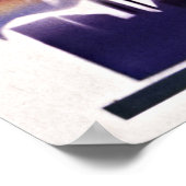 Unsicherheit ignorieren: Vintage Poster (Ecke)