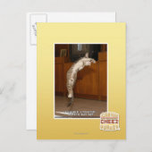 Unsichtbar 3 Zeiger Postkarte (Vorne/Hinten)