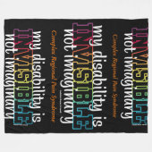 UNSICHTBAR... CRPS FLEECEDECKE (Vorderseite (Horizontal))