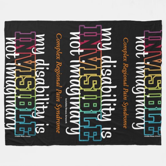 UNSICHTBAR... CRPS FLEECEDECKE (Vorderseite (Horizontal))