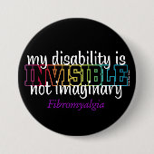 UNSICHTBAR... Fibro Button (Vorderseite)