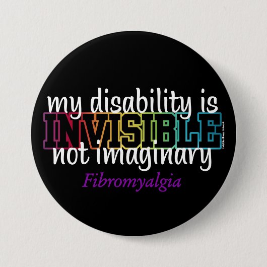 UNSICHTBAR... Fibro Button (Vorderseite)