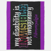 UNSICHTBAR... Fibro Fleecedecke (Vorderseite)