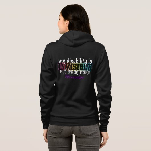 UNSICHTBAR... Fibro Hoodie (Schwarz voll)