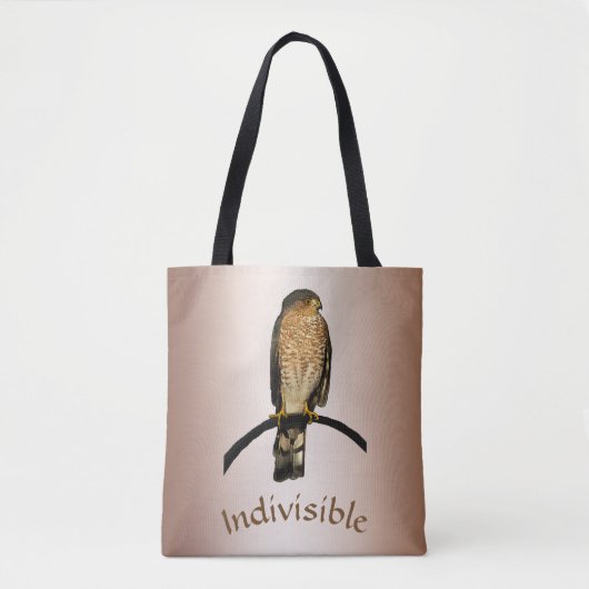 Unsichtbare Brown Hawk Tote Bag Tasche (Vorderseite)