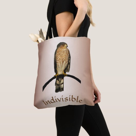 Unsichtbare Brown Hawk Tote Bag Tasche (Von Nahem)