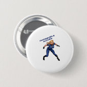 Unsichtbare Frau Button (Vorne & Hinten)